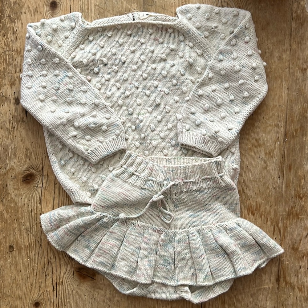 Misha and Puff Cotton set with matching bows